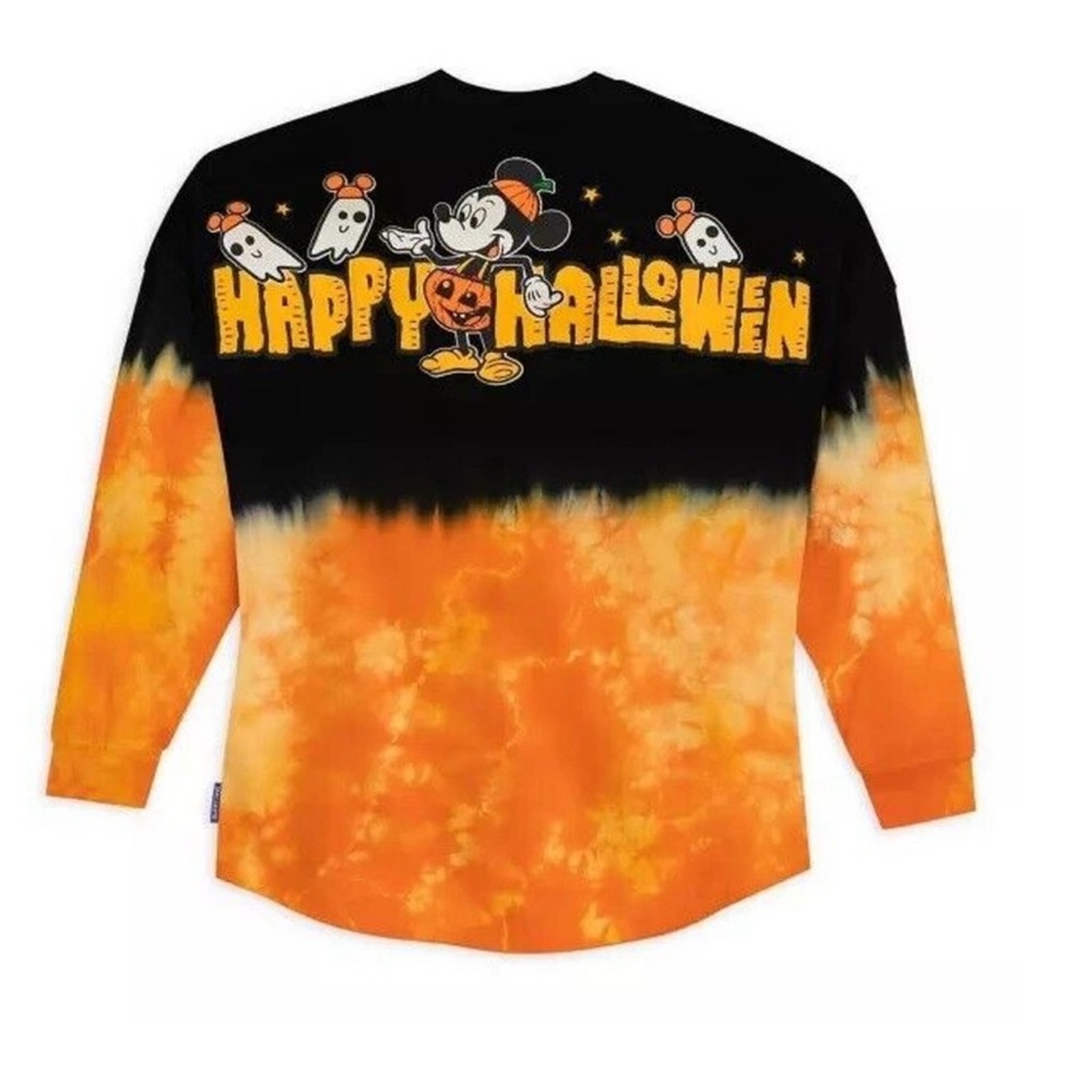 DISNEY Spirit Jersey MICKEY MOUSE TIE DYE HAPPY HALLOWEEN